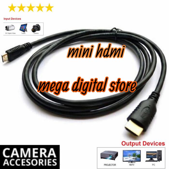 Jual CABEL MINI HDMI 1,5CM HIGH SPEED KABEL FOR KAMERA DSLR/SLR