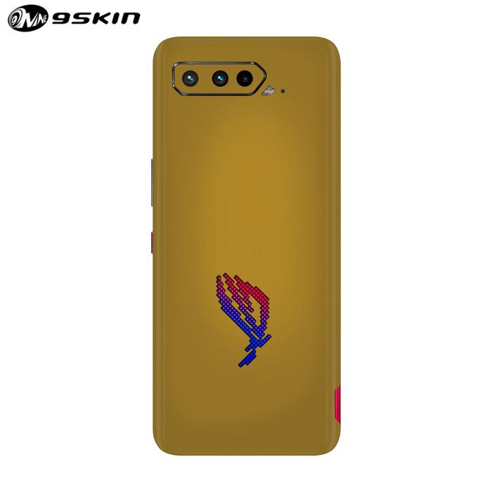 Gambar 9Skin - Premium Skin Protector for Asus ROG Phone 5 - 3M Doff Textures - Gold Doff, Back+Screen dari 9SKIN Premium undefined Tokopedia