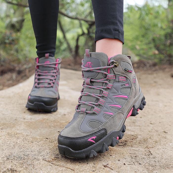 Gambar Sepatu SNTA 613 Boot/Gunung/Hiking/Wanita/Outdoor/Adventure GryFuschia - 37 dari Okebuy Belanja Online undefined Tokopedia