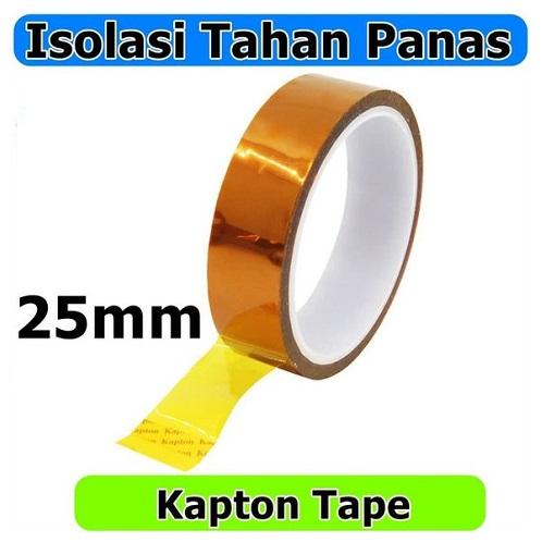 High Temperature Polyimide Tape (Kapton) - 25mm X 33m (1 Inch X 100ft) Heat Resistant