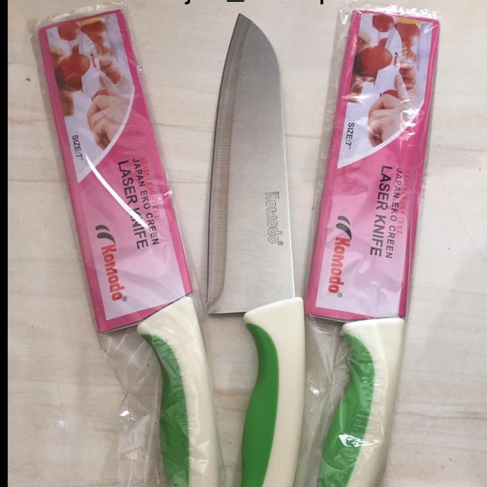 Gambar Pisau Dapur / Pisau Stainless Steel merk Komodo - 7 inch dari Sabar Jaya - Pasar Lama undefined Tokopedia