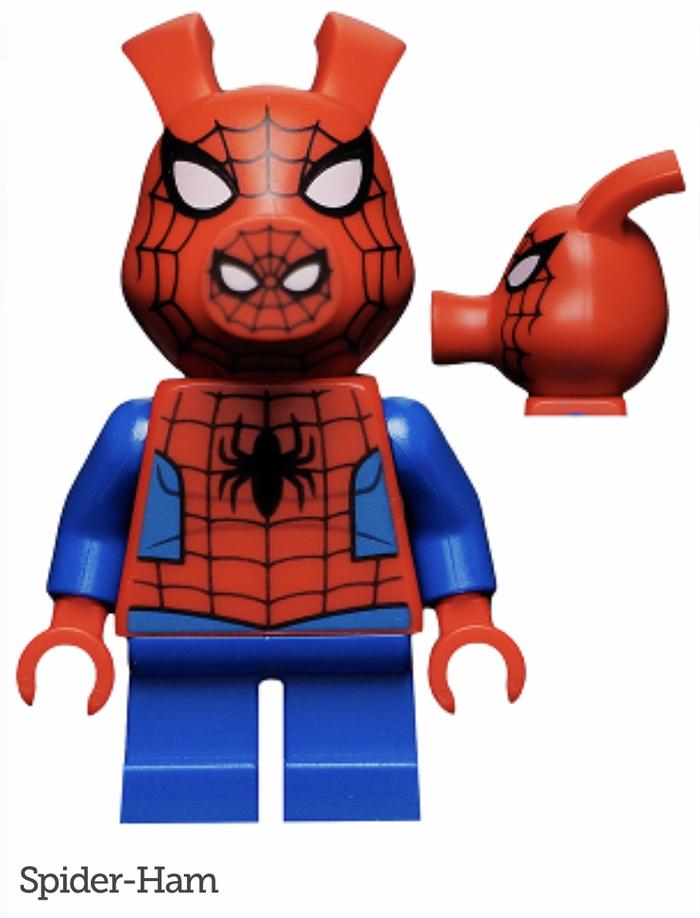 Gambar LEGO Minifigures Spider-Ham Spiderman Spiderham SH638 76151 76178 dari Lyncocosew undefined Tokopedia
