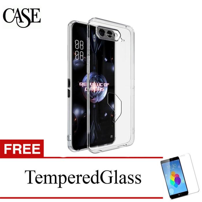 Gambar Clear Soft Case for Asus ROG Phone 5 - ZS673KS - 6.78 inch - Gratis Te dari Mentari Grasindo Teknik undefined Tokopedia