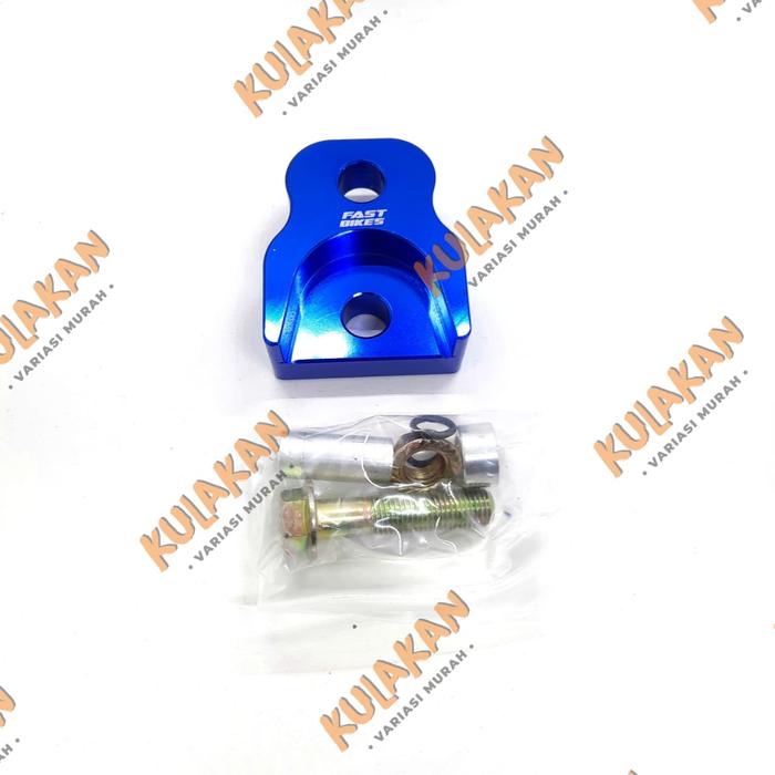 Gambar Peninggi Shock Matic Atas Sambungan Shock Belakang Semua Motor CNC - Biru dari 90Motoshop undefined Tokopedia