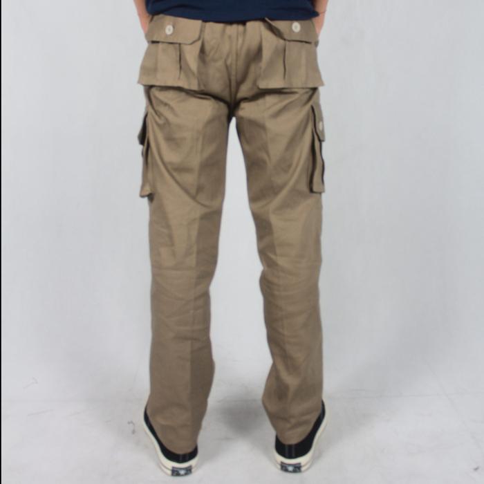 CELANA CARGO KARGO PDL PANJANG PRIA HIJAU ARMY ORIGINAL PREMIUM MURAH  Cargo PJG Khaki, 30 Twill