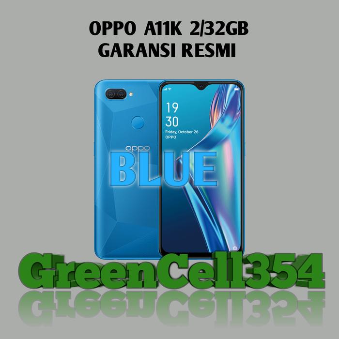 Gambar oppo a11k 2/32 garansi resmi - Blue, 2/32GB dari Green Cell 354 undefined Tokopedia