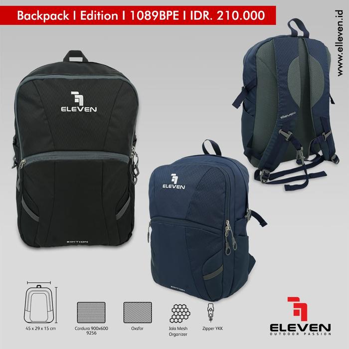 Gambar ELEVEN TAS RANSEL BACKPACK EDITION ELLEVEN - Navy dari Patuha Outdoor Store undefined Tokopedia