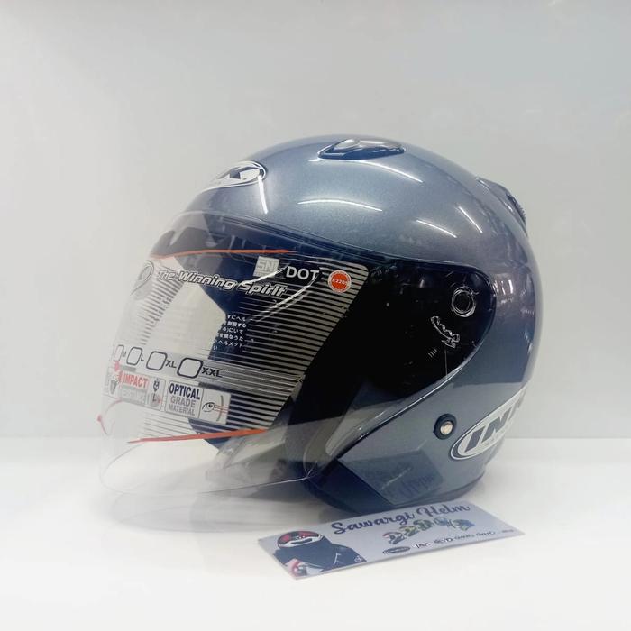 Gambar HELM INK CENTRO SOLID ORIGINAL - All Grey, M dari Sawargi Helm undefined Tokopedia