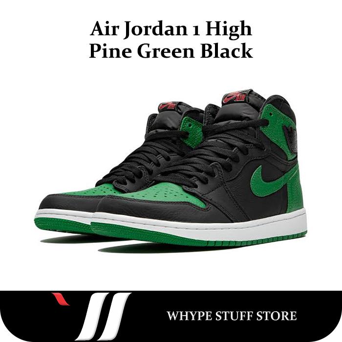 Jual Air Jordan Retro High Pine Green Black 555088-030 100