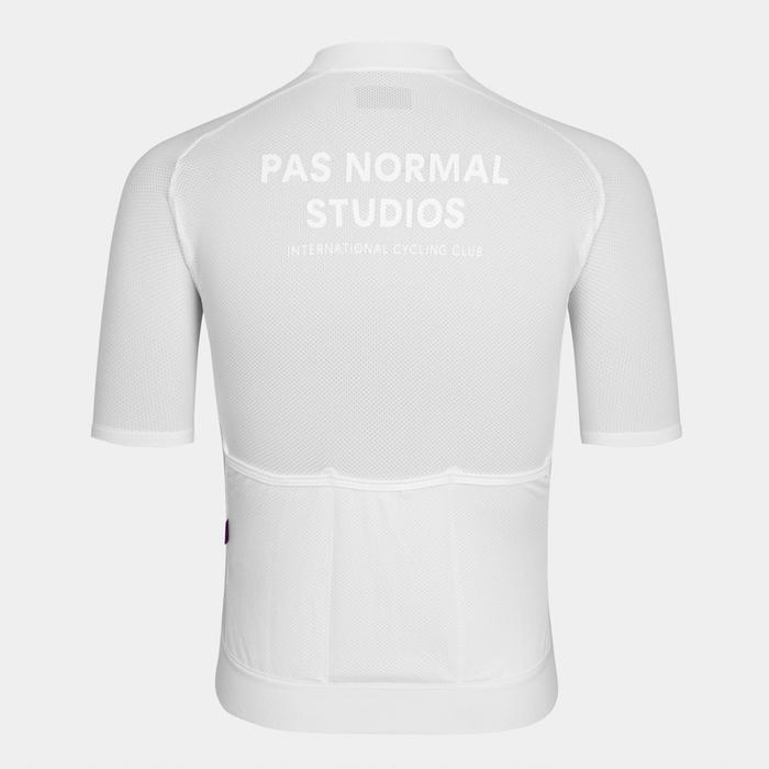 PAS NORMAL STUDIOS Solitude Jersey Mサイズ Pas Normal Studios Solitude Mesh Mens Jersey | White - M | Indo4ward