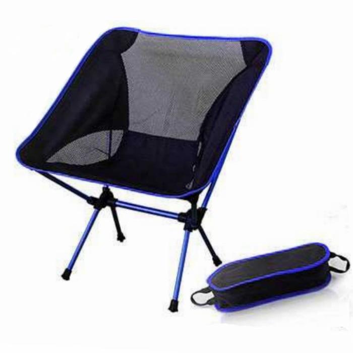 Gambar kursi lipat outdoor camping hiking mancing - Biru dari goldenavatar undefined Tokopedia