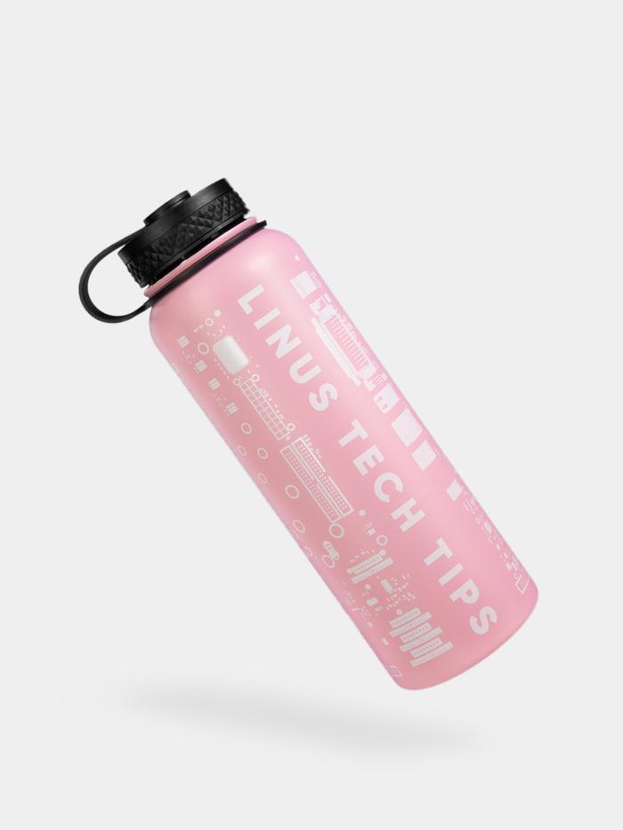 Gambar Linus Tech TIPS LTT Insulated Water Bottle - Produk Resmi LTT Store - Merah Muda dari Tokbray undefined Tokopedia