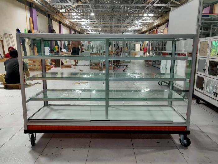 Gambar STELING ETALASE KACA ATK 150X50X100 dari imahdiyah_medanetalase undefined Tokopedia