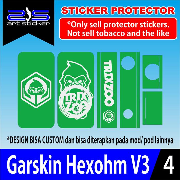 Gambar Garskin Hexohm V3 - TRIXZOO dari Zis Art Sticker undefined Tokopedia