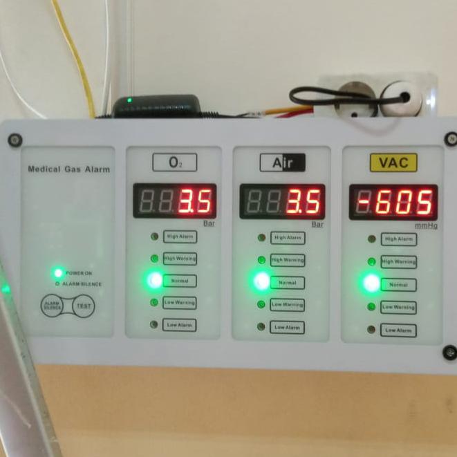 Gambar Medical Gas Alarm, Gases O2, Air, N2O, Vacuum Include Pressure Switch - 3Gas O2/MA/Vac dari AlphaSupport undefined Tokopedia