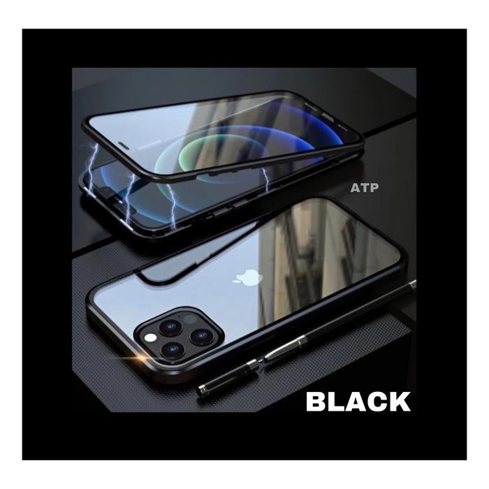 Gambar Case iphone 12 pro max double sided magnetic - Hitam dari ATP Sport undefined Tokopedia
