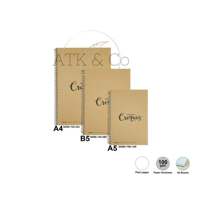 Gambar Buku Sketsa Gambar Sketchbook Sketch Book A4 A5 B5 Joyko SKBK-706 - A4 dari ATK & Co Kota Bandung Tokopedia