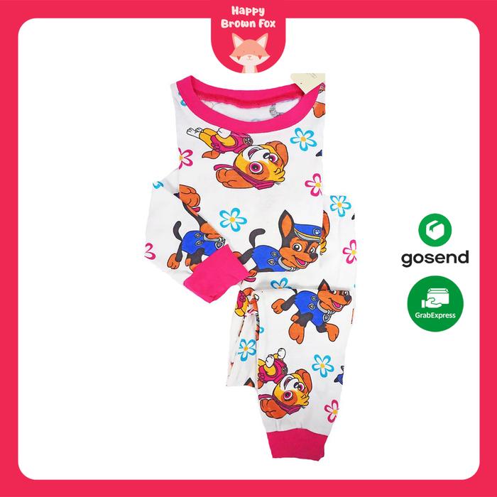 Gambar BAJU TIDUR PIYAMA SETELAN ANAK PEREMPUAN TANGAN PANJANG - CHASE & SKYE - 8TAHUN dari HappyBrownFox undefined Tokopedia