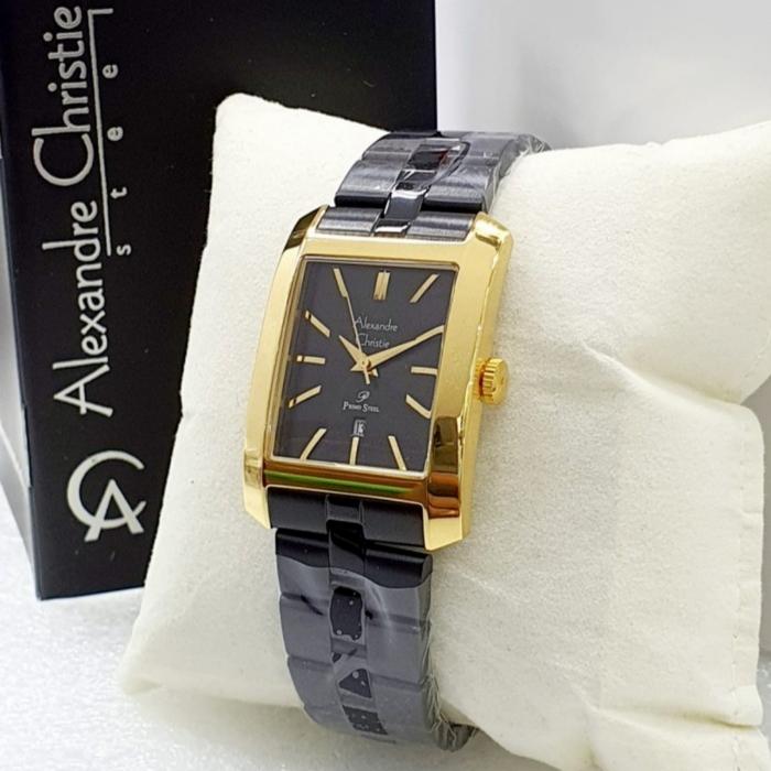 Gambar Jam Tangan Wanita Alexander Christie original Tahan Air Kp-1022 - Black Gold dari familystore24 undefined Tokopedia