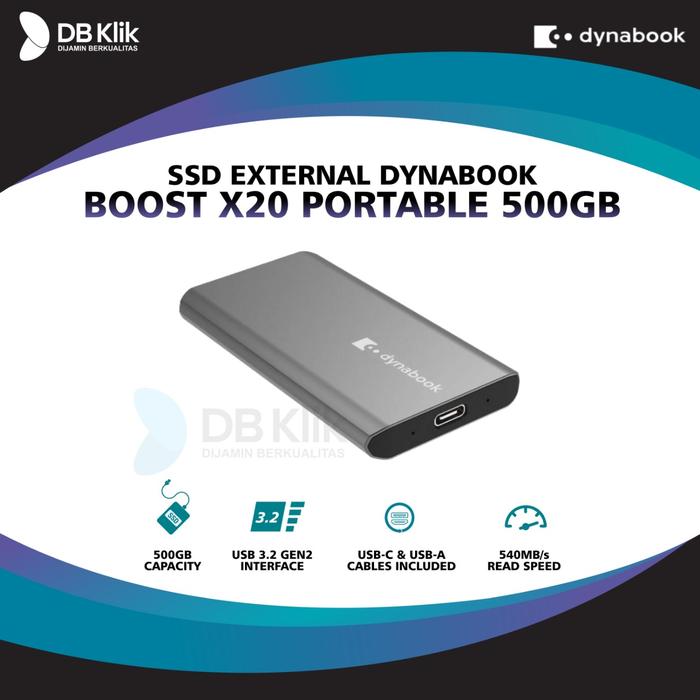 SSD External DYNABOOK Boost X20 Portable 500GB - DYNABOOK X20 500GB