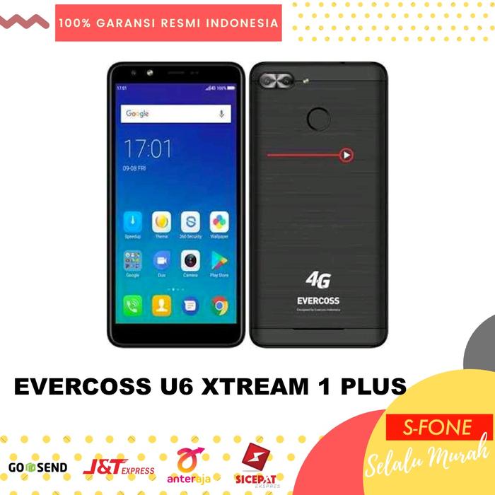 Gambar Evercoss Xtream 1 Plus U6 8GB Garansi resmi - Black dari S-Fone undefined Tokopedia