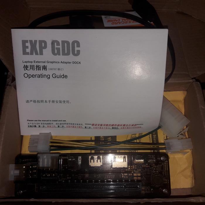 Jual Paket Lengkap EGPU/VGA Eksternal EXP GDC Beast ExpressCard ...