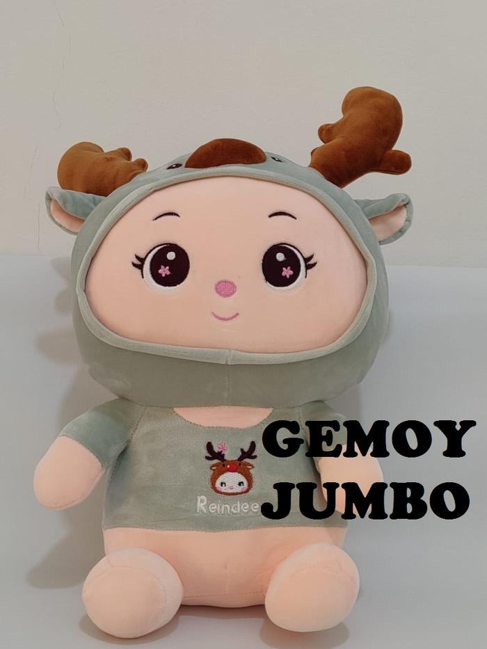 Gambar GEMOY JUMBO BONEKA RUSA LUCU 45CM DEER KUNING KIJANG TOSCA KANCIL LUCU - Tosca dari Gemoy Jumbo undefined Tokopedia