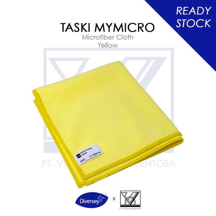 Gambar Diversey TASKI MyMicro Microfiber Cloth 35 x 35 cm USA High Quality - Kuning dari Victoria Abadi Sentosa undefined Tokopedia