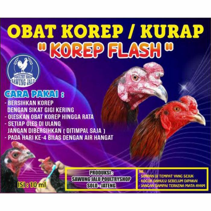 Gambar OBAT KOREP KURAP AYAM "KOREP FLASH" 10ML AMPUH dari JNS SHOP96 undefined Tokopedia