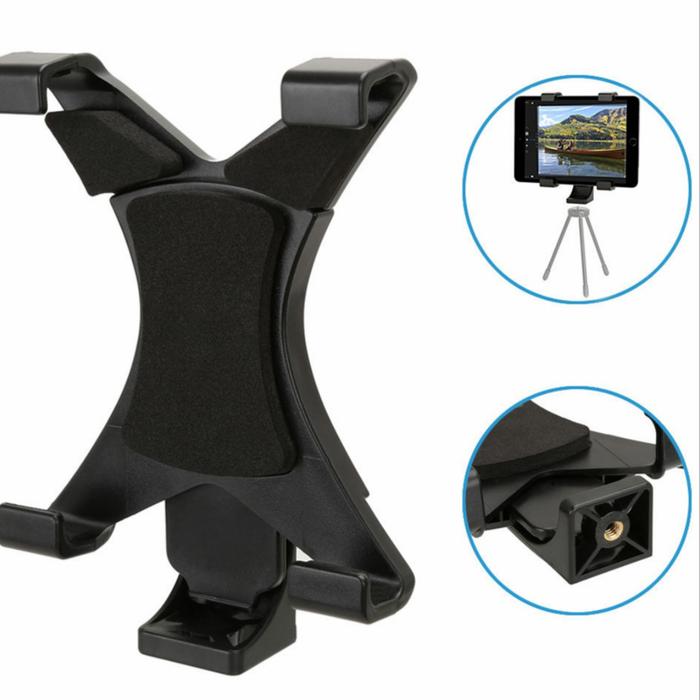 Gambar Tablet Holder for Tripod Penjepit Tablet Ipad di Tripod dari HASEFA undefined Tokopedia