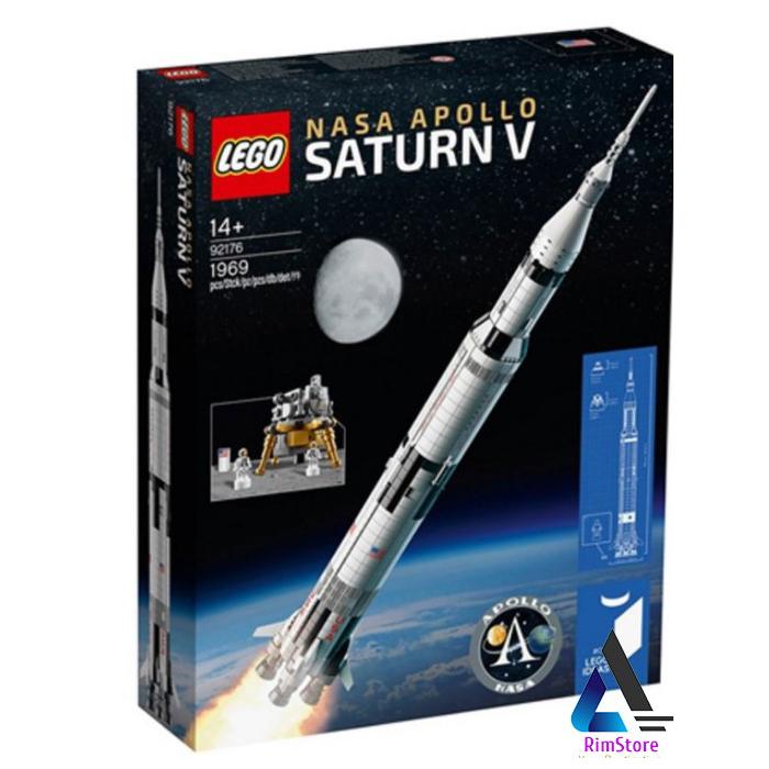 Gambar Lego Ideas 92176 NASA Apollo Saturn V Pesawat Luar Angkasa dari Rimbi Store undefined Tokopedia