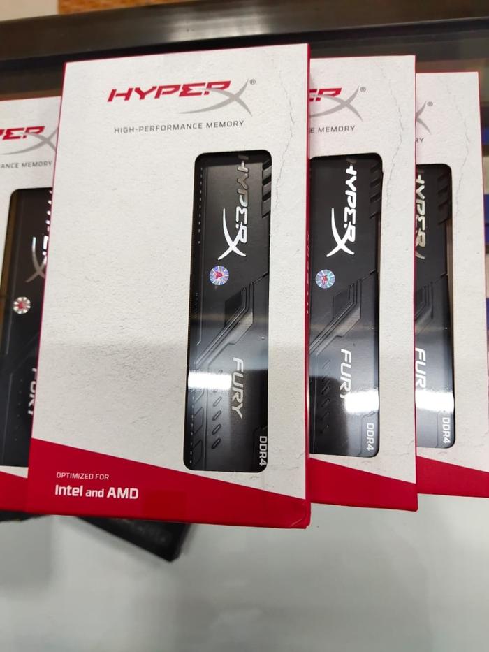 Jual KINGSTON HYPER X FURY 8GB kit 2666 2x4GB DDR4 Kota Bandung