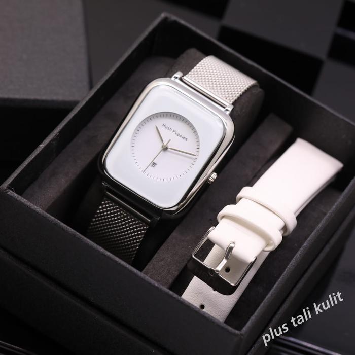 Gambar Jam Tangan Wanita Hush Puppies Rantai Pasir Plus Tali Kulit Free Bok - Foto 1 dari galaxy arloji_NEW undefined Tokopedia