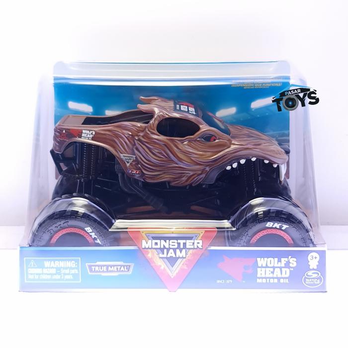 Gambar Monster Jam Wolf's Head Series 10 Scale 1:24 Monster Truck dari PasarToys undefined Tokopedia