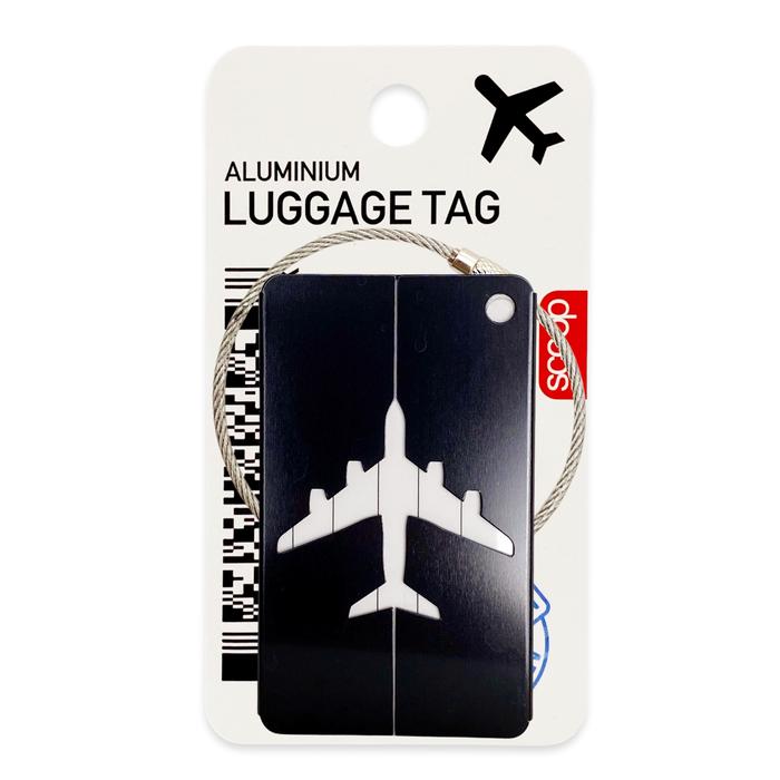 Gambar Scoop Gantungan Koper / Luggage Tag 61490200 - Hitam dari Scoop Ideas undefined Tokopedia