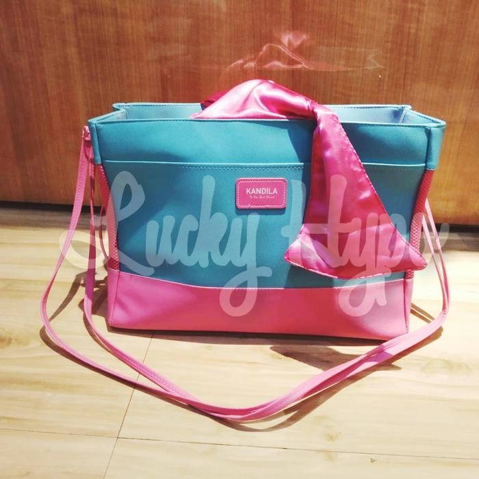 Gambar Tas Anjing Kucing - Kandila Hand Bag Pita Pet Carrier - Pink+Biru Muda dari Lucky Hypo undefined Tokopedia