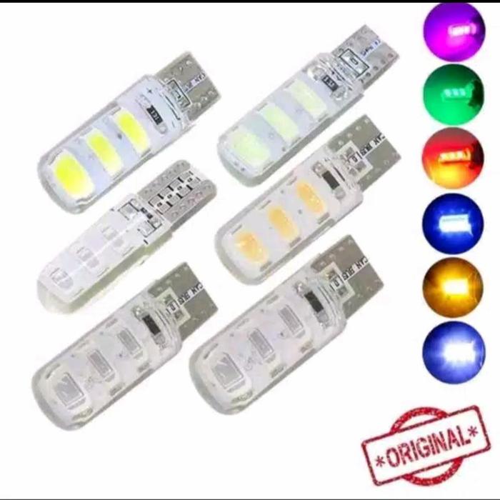 Gambar lampu led senja t10 lampu sein putih dan merah hijau kuning - Putih dari speedstoreid undefined Tokopedia