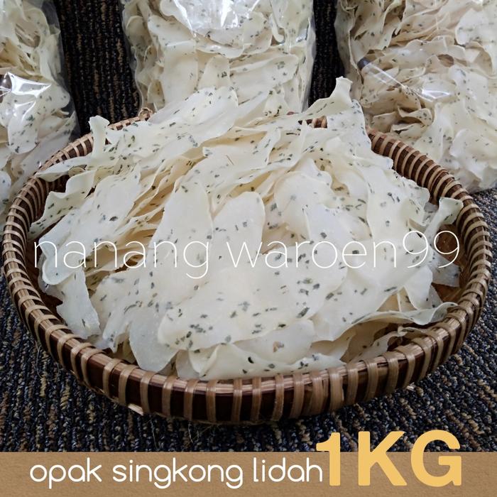 Gambar opak ilat-opak singkong ILAT/LIDAH KUCAI mentah original wonosobo 1kg dari nanang waroen99 undefined Tokopedia
