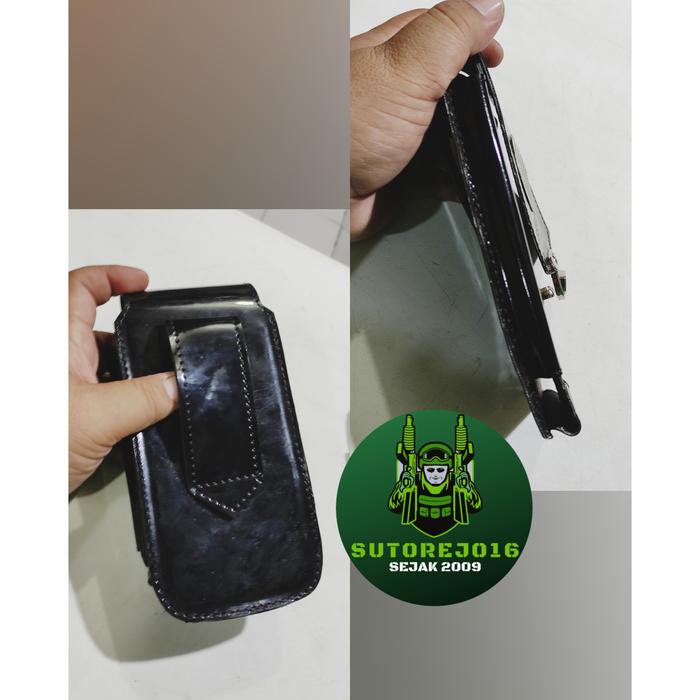 Gambar dompet sarung holster hape hp handphone warna hitam logo security - single dari sutorejo16 undefined Tokopedia