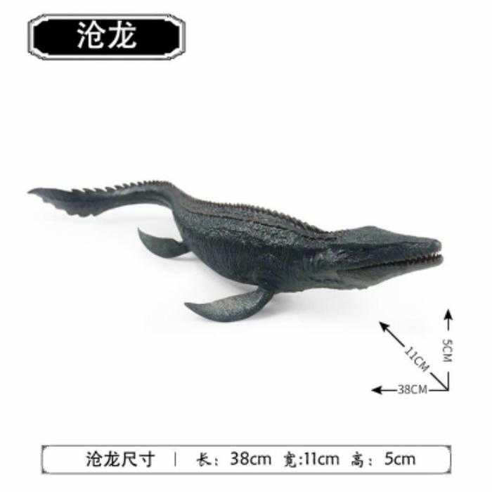Gambar Dinosaurus Jurassic Park World Mossasaurus Dino PVC Figure - Hitam dari Larizt Shop Jakarta undefined Tokopedia
