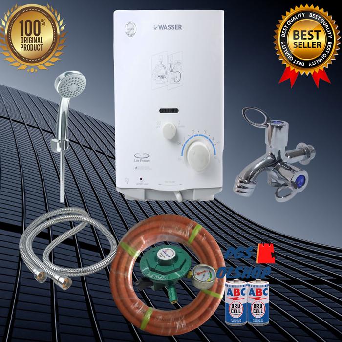 Jual Paket Water Heater Pemanas Air Kamar Mandi Gas Wasser Komplit - Kab.  Sidoarjo - Pgs Olshop | Tokopedia