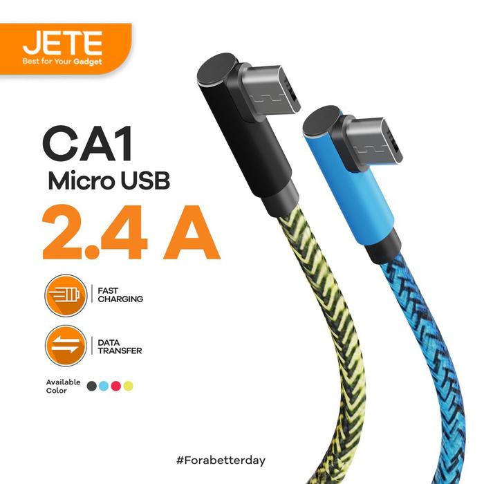 Gambar Kabel data JETE Micro - Iphone - Type C 2.4A - Micro USB dari RETRO Komputer undefined Tokopedia