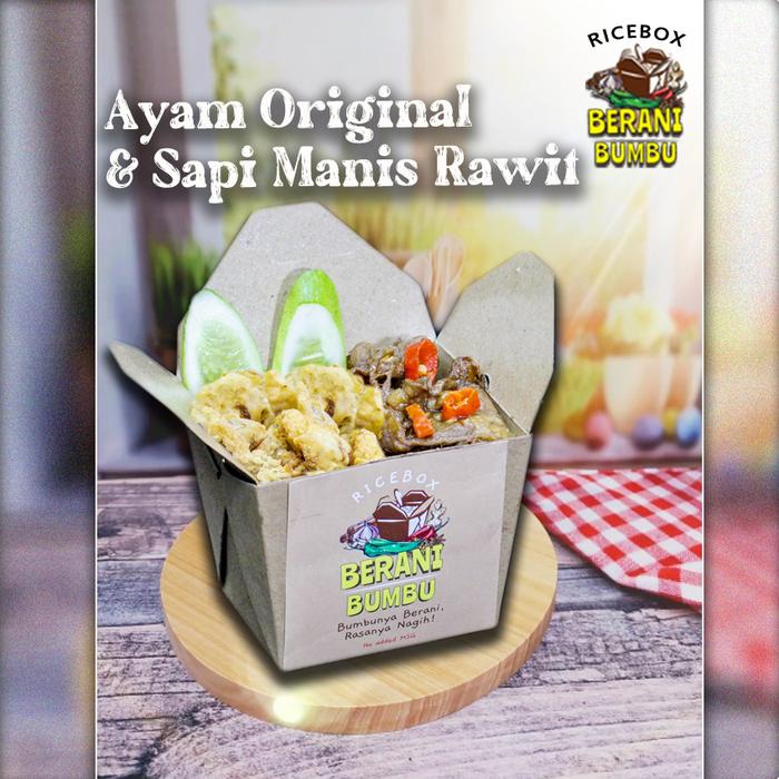 Gambar Paket Kenyang Nampol - Ori Manis dari Ricebox Berani Bumbu undefined 5 Tokopedia