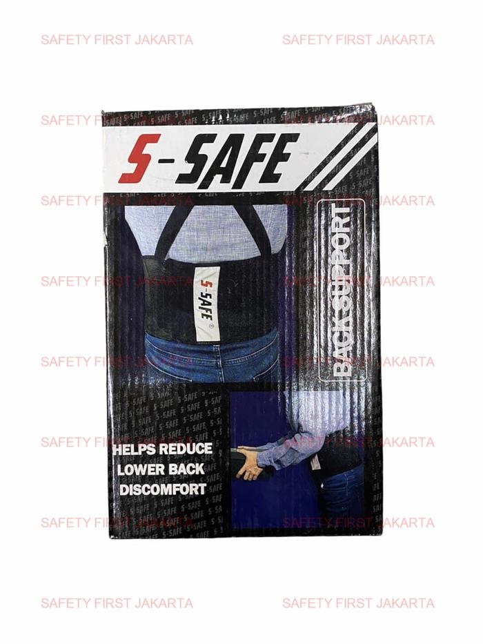 Gambar BACK SUPPORT BELT PENYANGGA PUNGGUNG S-SAFE DENGAN SCOTLIGHT - M dari Safety First Jakarta undefined Tokopedia