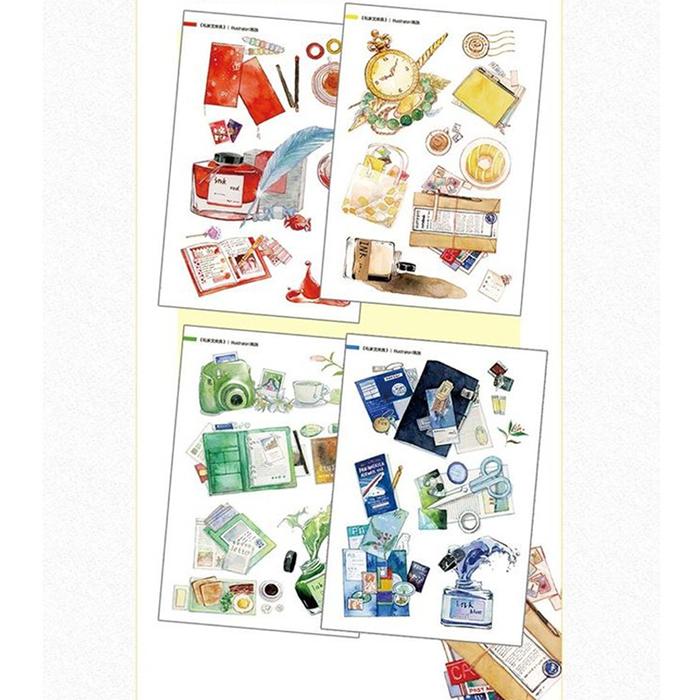 Gambar Private Stationery Sticker Illustrator Stationery Set dari tokopie undefined Tokopedia