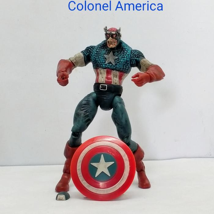 Gambar DC Marvel superheroes Zombie Action Figure - Colonel America dari Lapaku M2 undefined Tokopedia