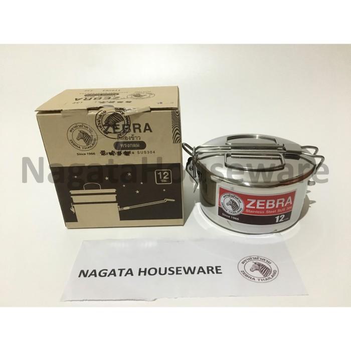 Gambar Rantang Stainless Serbaguna Round Lunch Box 12cm Zebra 152312 Murah dari Galea Kitchenware OFFICIAL undefined Tokopedia