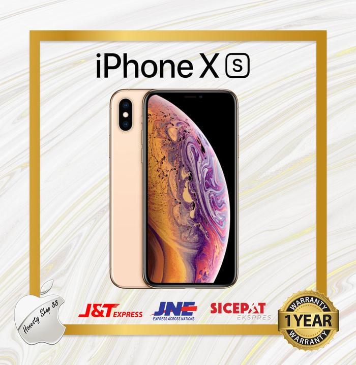 Gambar Apple iPhone XS 256 GB New Fullset Original Garansi Toko 1 Tahun - Gold, 256 garansi3bln dari Honesty Shop 88 undefined Tokopedia
