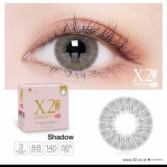 Gambar Softlens X2 Sanso Minus dan Normal - Shadow, Normal dari unicorn optik undefined Tokopedia