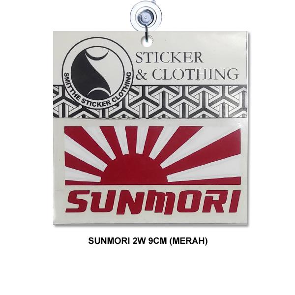 Gambar Stiker Logo SUNMORI sunday morning ride Cutting Sticker Motor Mobil - SUNMORI 2W 9CM, Putih dari Smitthe undefined Tokopedia